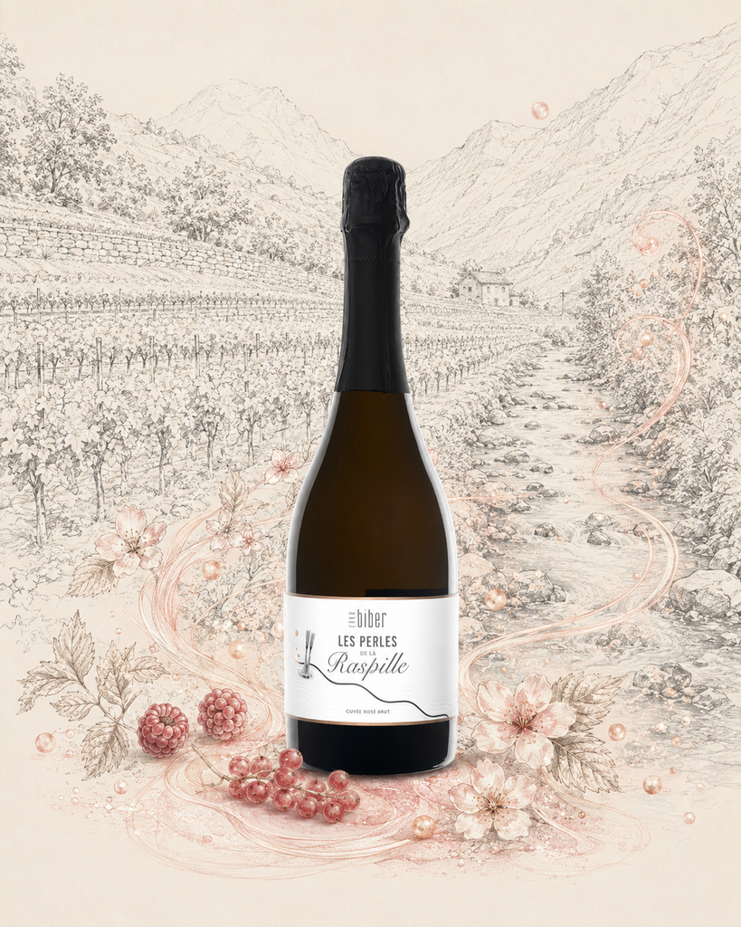 Les Perles de la Raspille Cuvée Rosé Brut 750ml